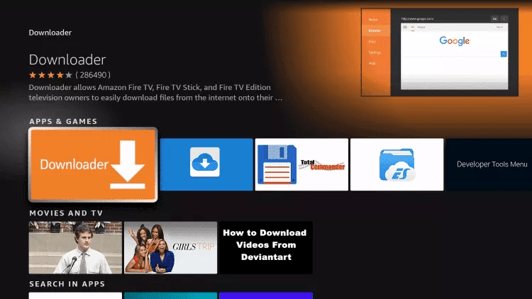 Setup Guide 4 downloader on firestick new interface 5